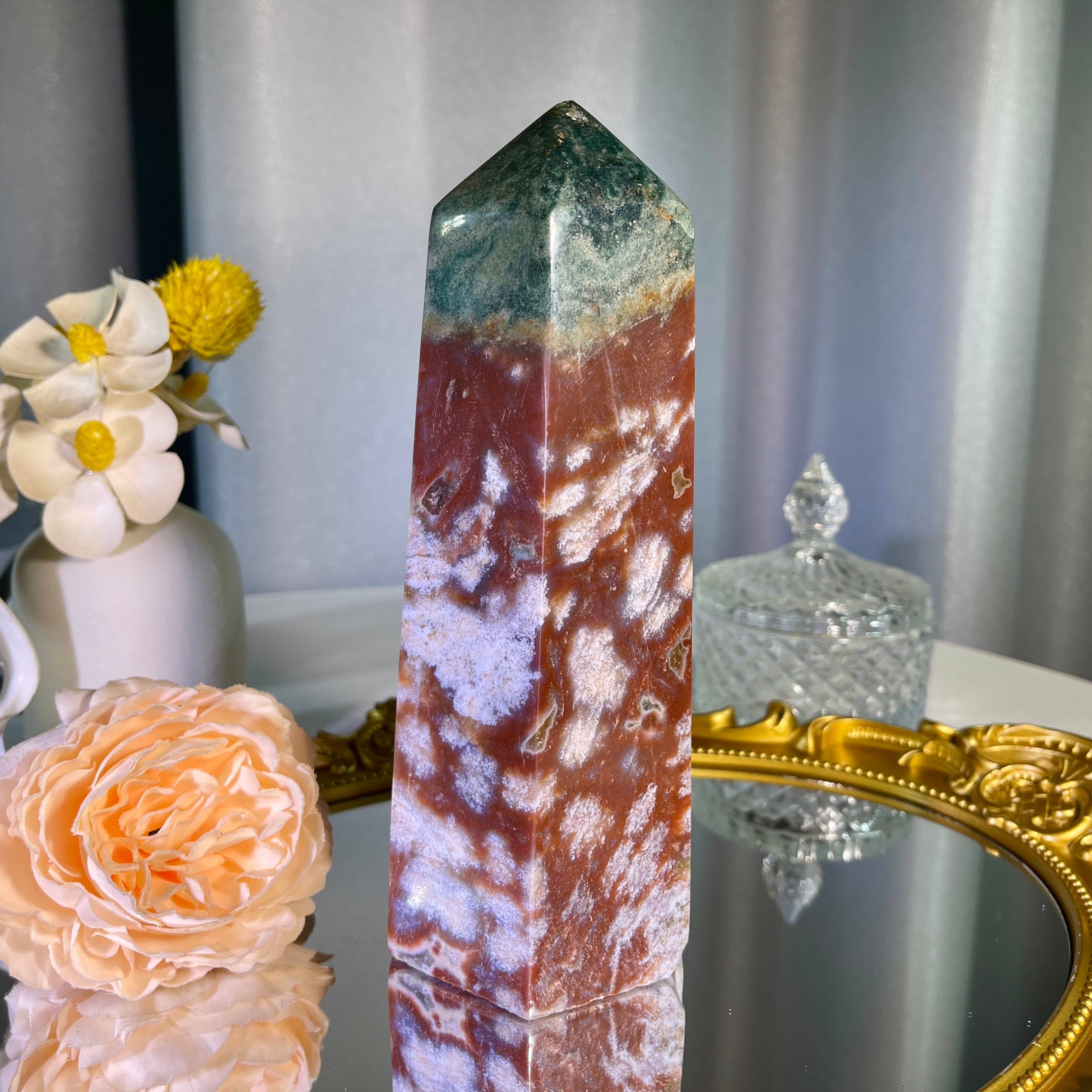 7.2"+ Ocean Jasper Tower 1PC