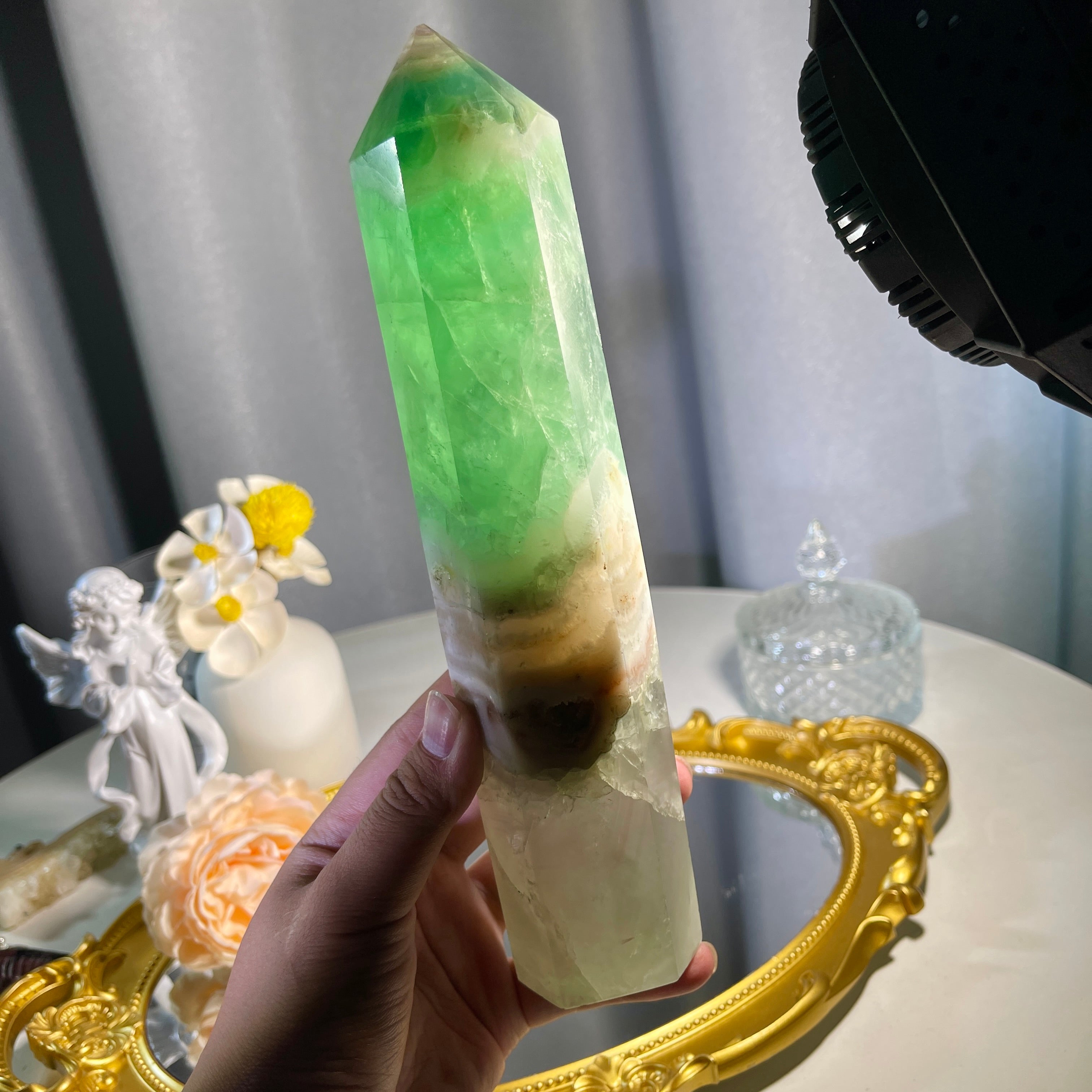 Green Fluorite Tower 1PC