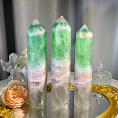 Green Fluorite Tower 1PC