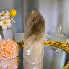 6.1"+ Smoky Quartz Tower 1PC