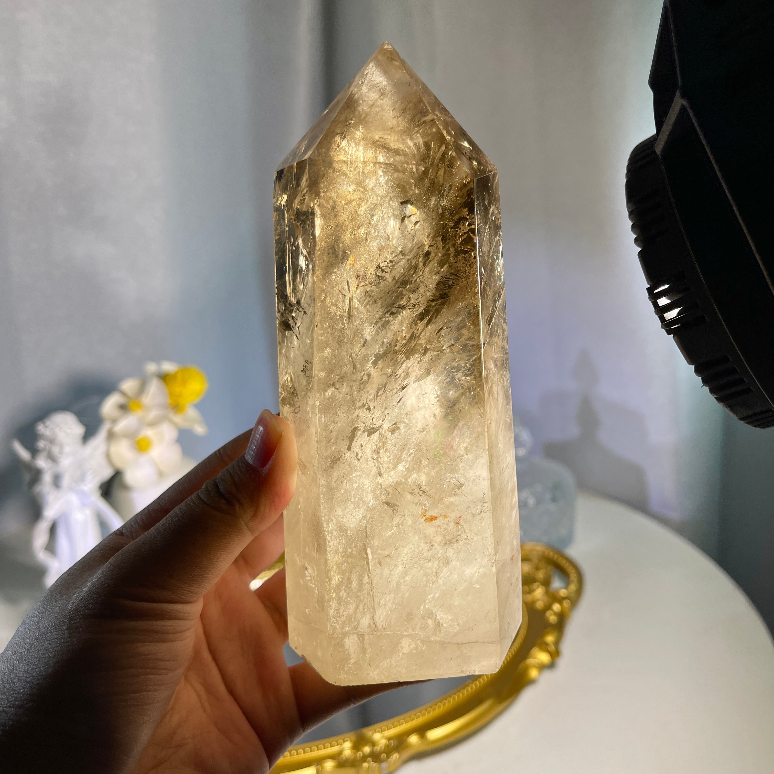 6.1"+ Smoky Quartz Tower 1PC