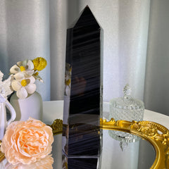 8.9"+ Silver Line Obsidian Tower 1PC