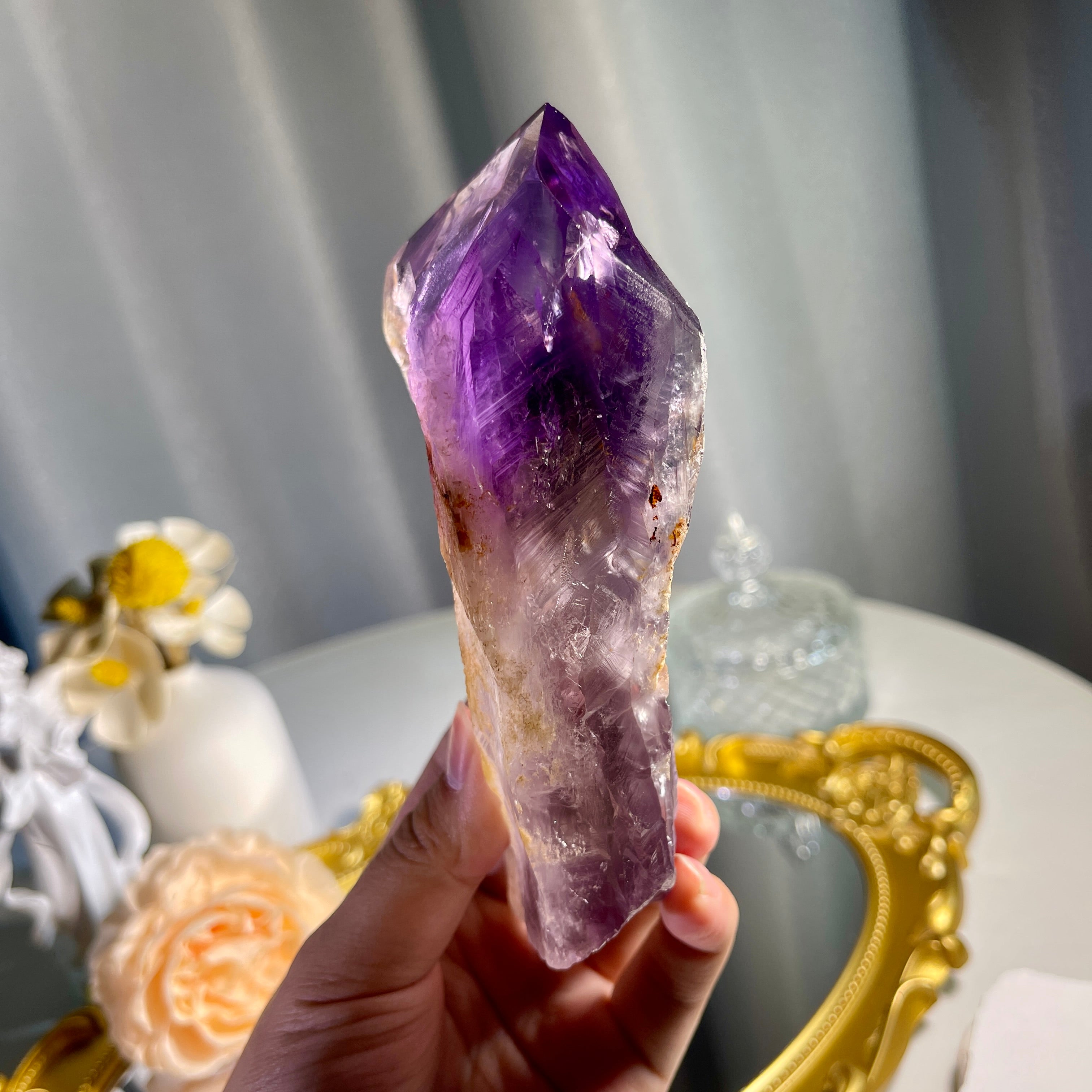 5.7"+ Amethyst Root 1PC