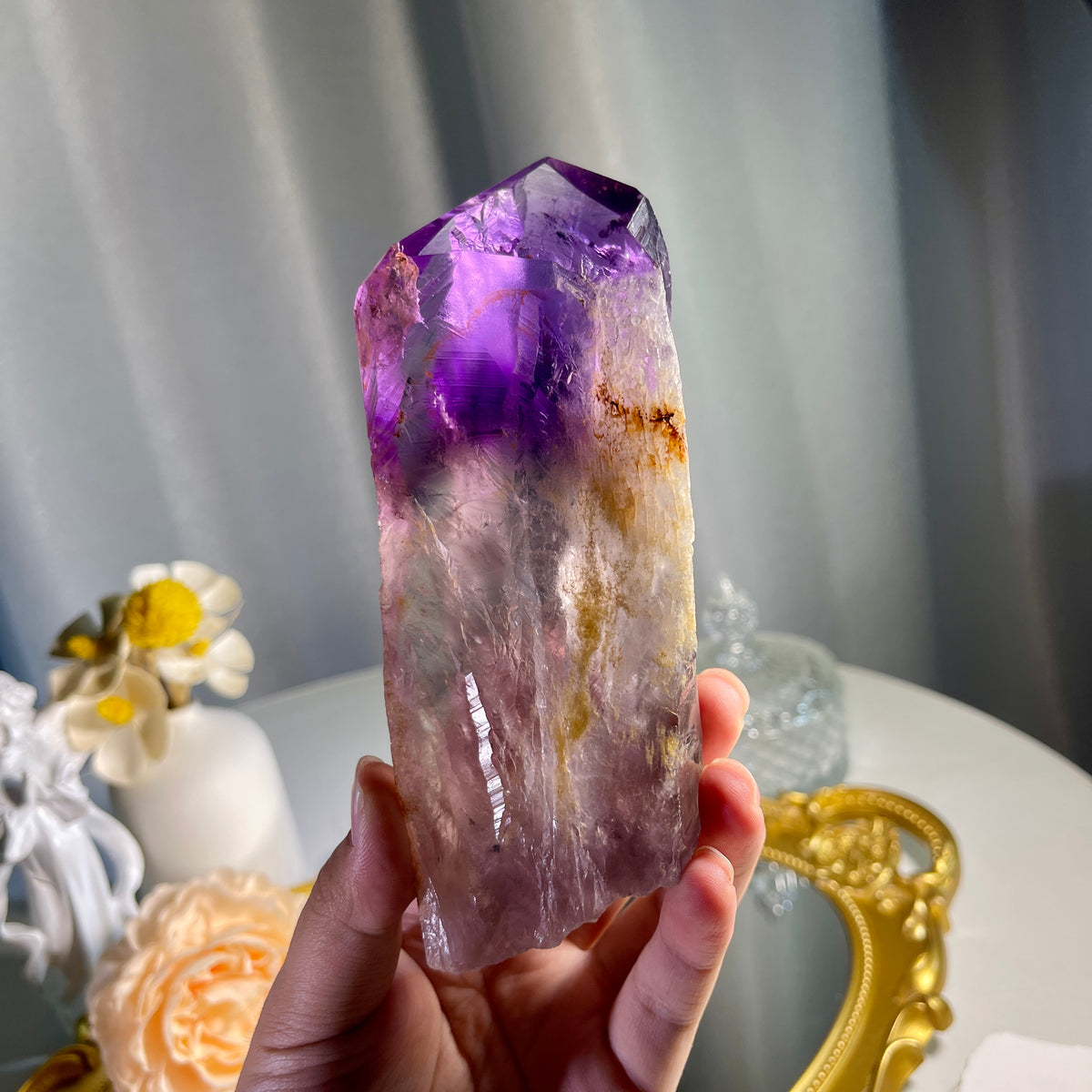 5.7"+ Amethyst Root 1PC