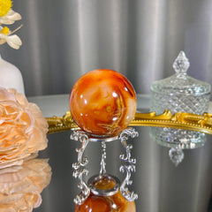 1.8"+ Carnelian Sphere 1PC