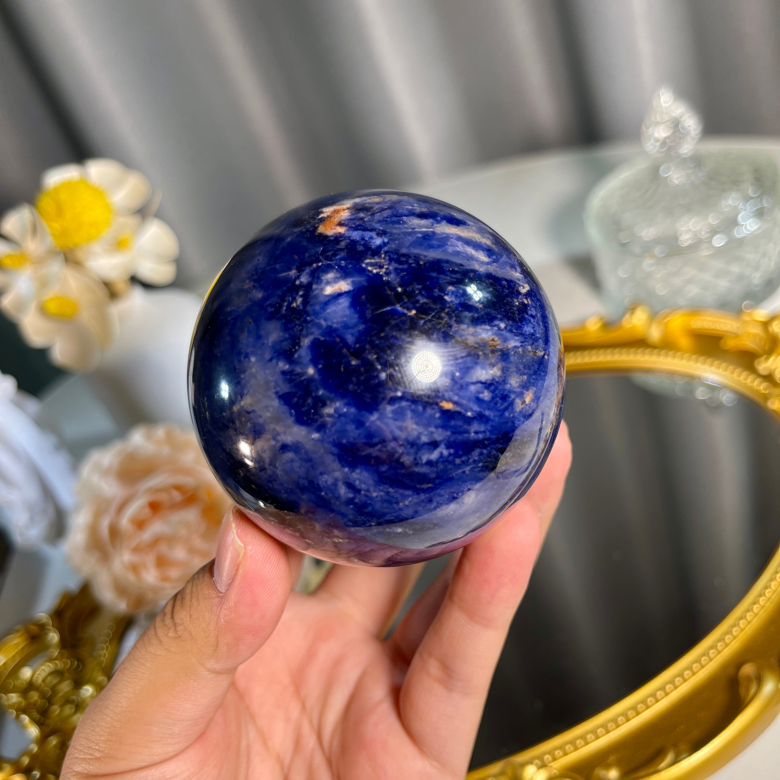 2.4"+ Sodalite Sphere 1PC