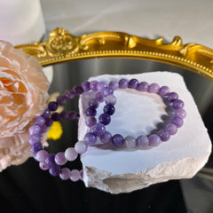 8mm+ Lepidolite Bracelet 1PC