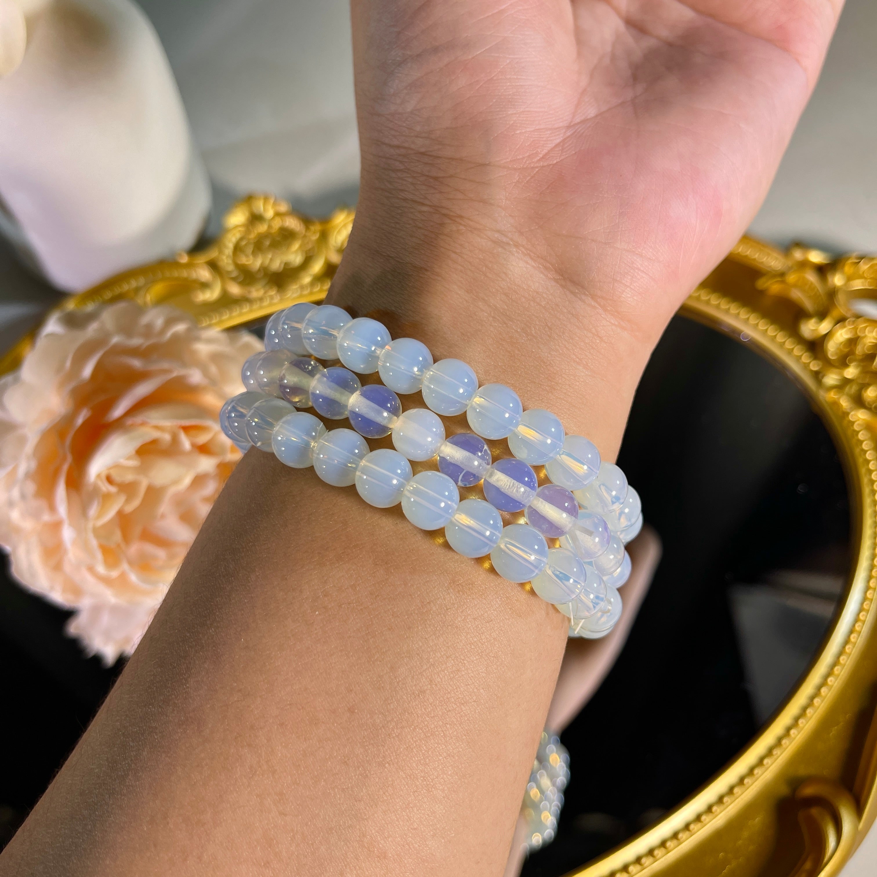 8mm+ Opalite Bracelet 1PC