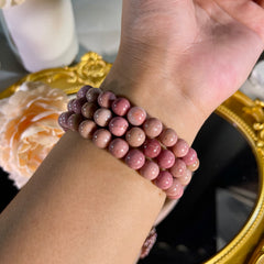 8mm+ Rhodonite Bracelet 1PC