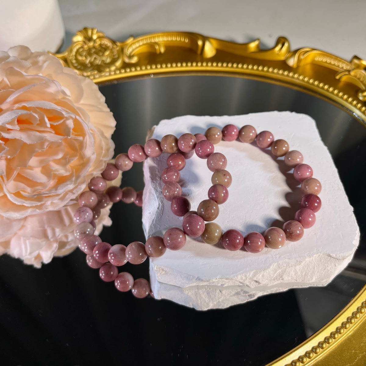 8mm+ Rhodonite Bracelet 1PC