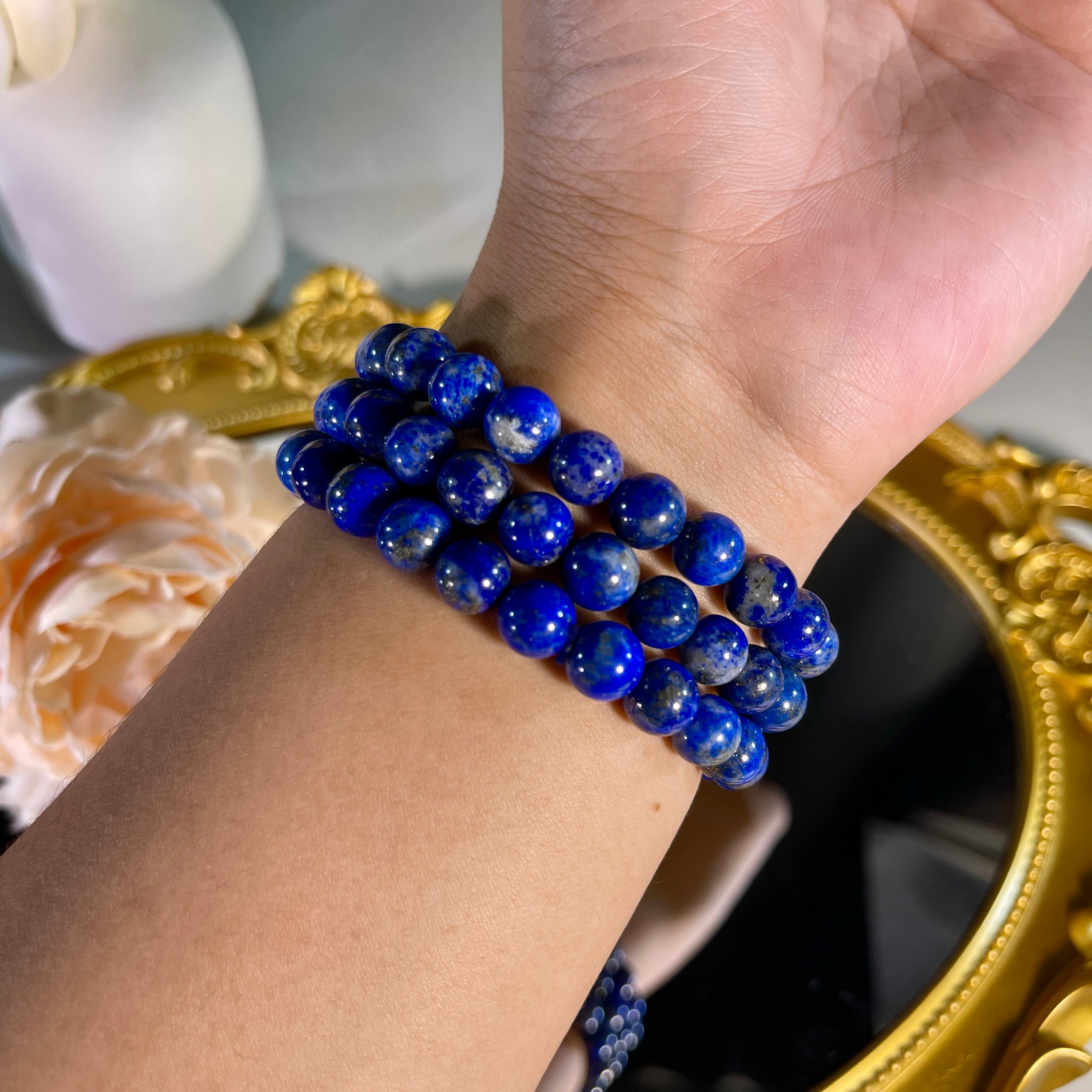 8mm+ Lapis Lazuli Bracelet 1PC