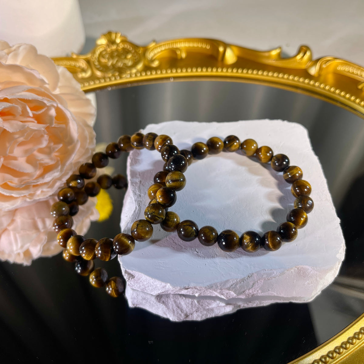 8mm+ Tiger Eye Bracelet 1PC