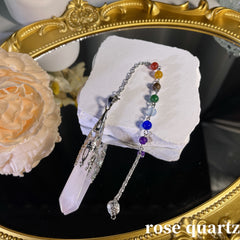 3.0"+ Chakra Crystal Pendulum 1PC