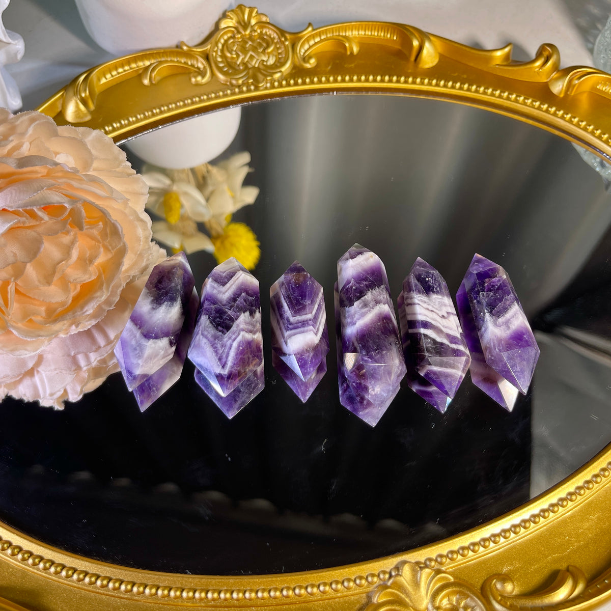 2.0"+ Dream Amethyst Double Point 1PC