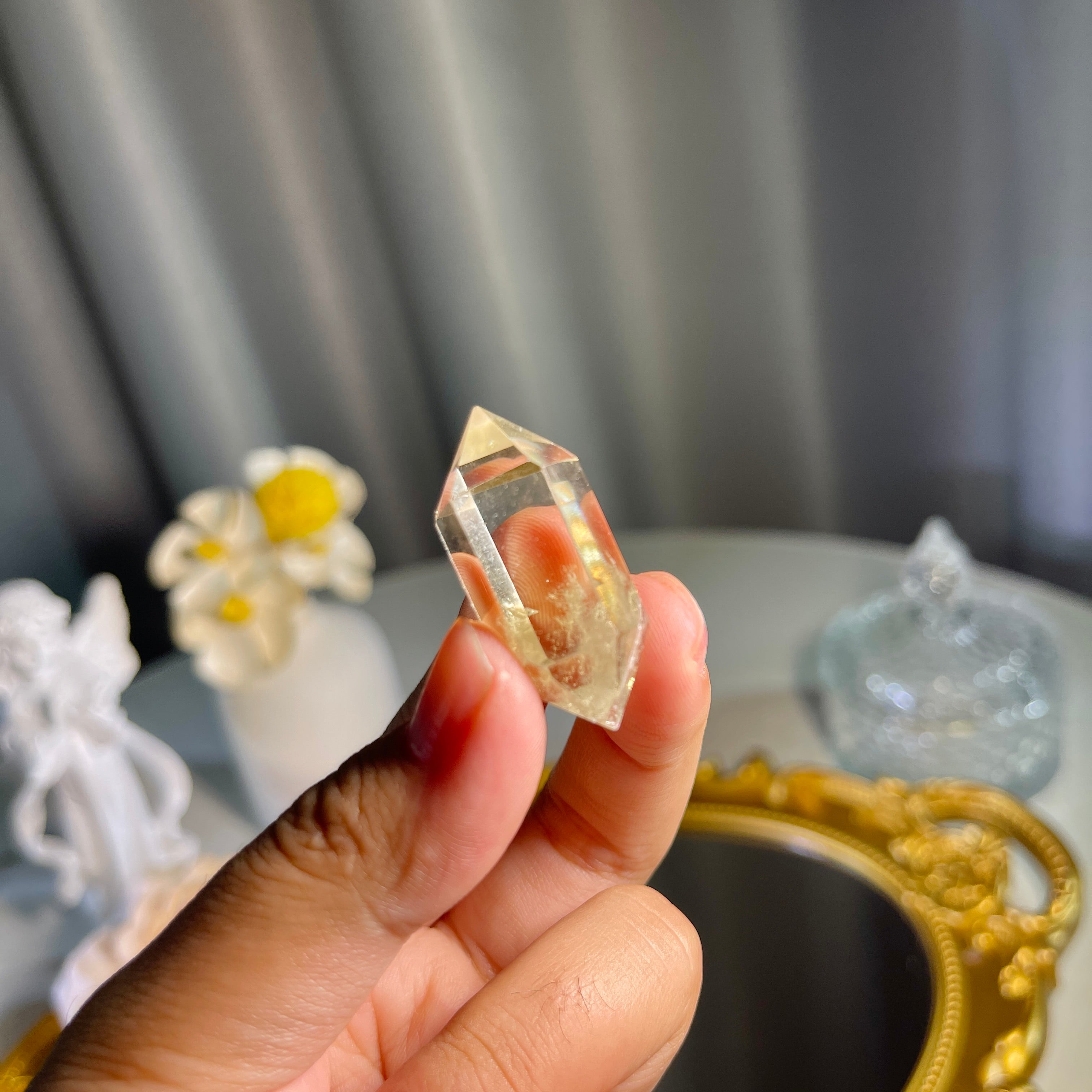 1.2"+ Mini Citrine Double Point 1PC