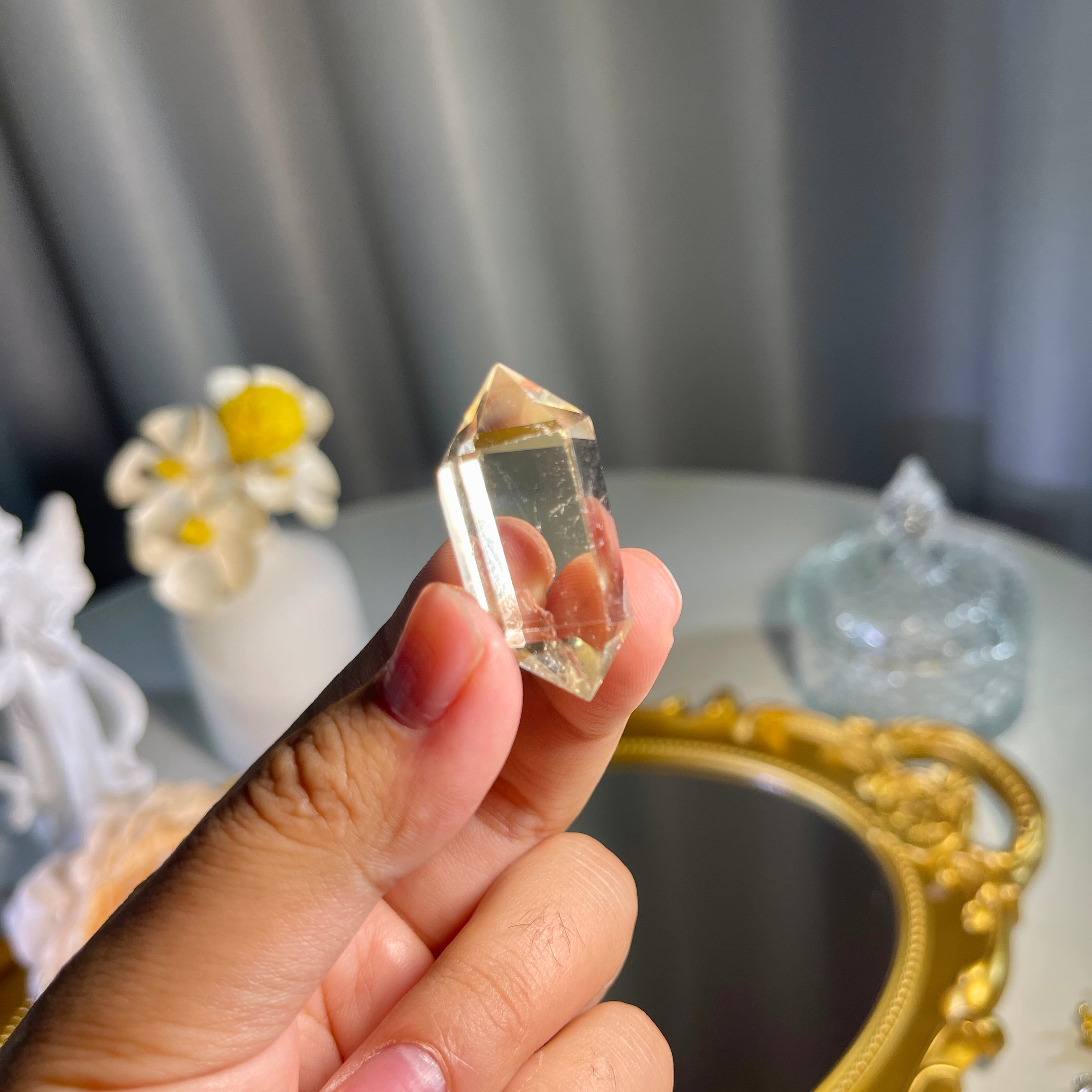 1.2"+ Mini Citrine Double Point 1PC