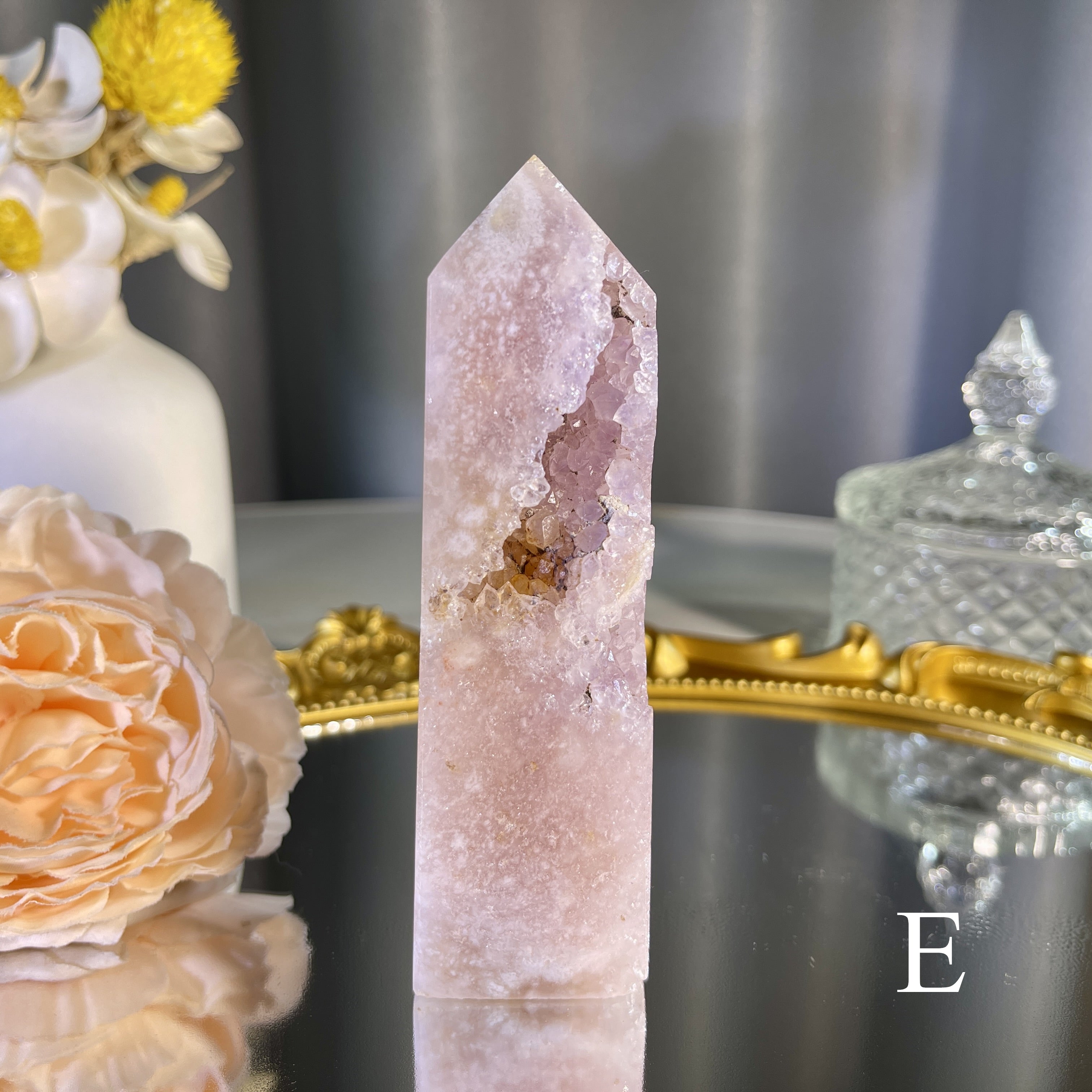 Pink Amethyst Tower 1PC