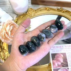 Moss Agate Tumble 7PCS