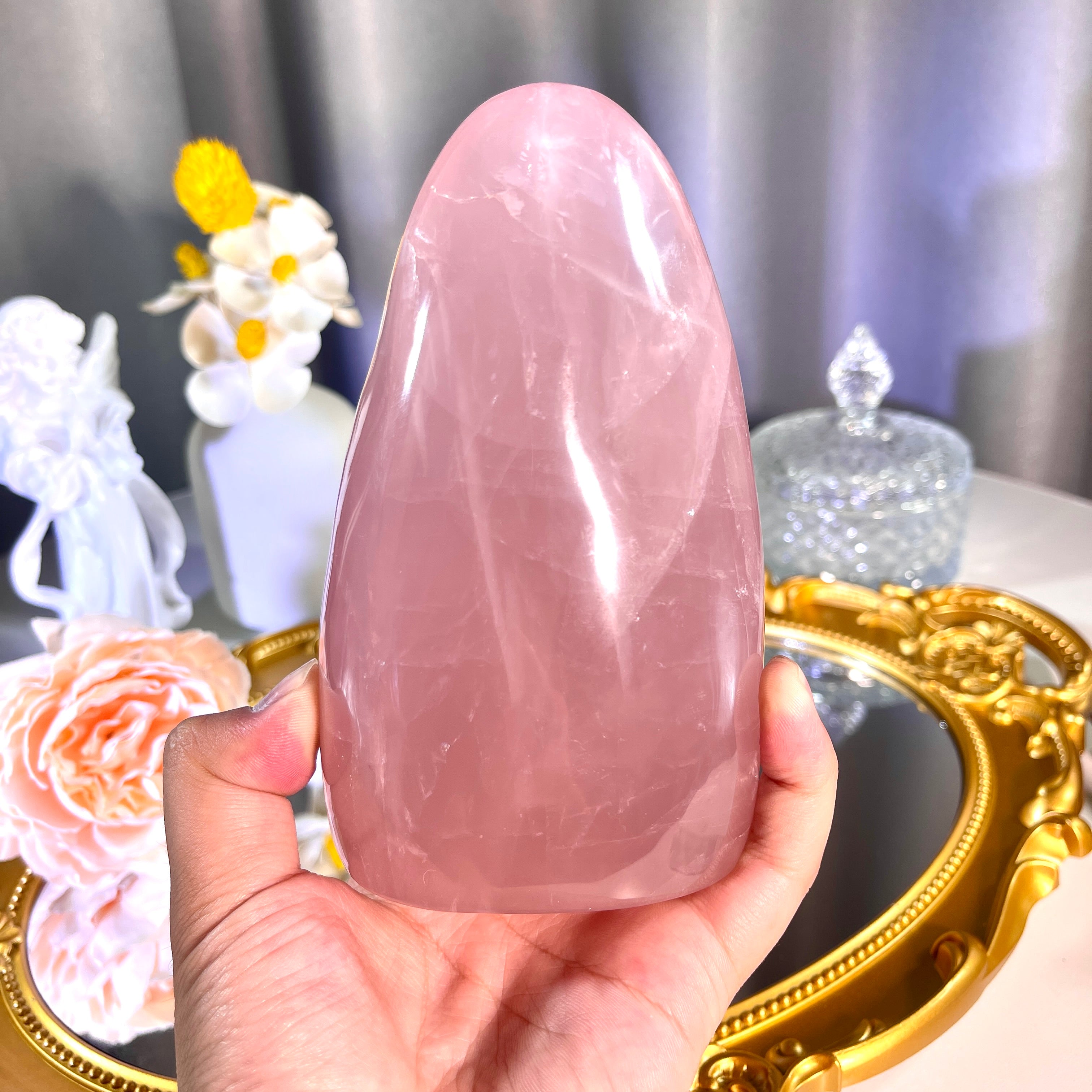 828g Rose Quartz Freeform 1PC