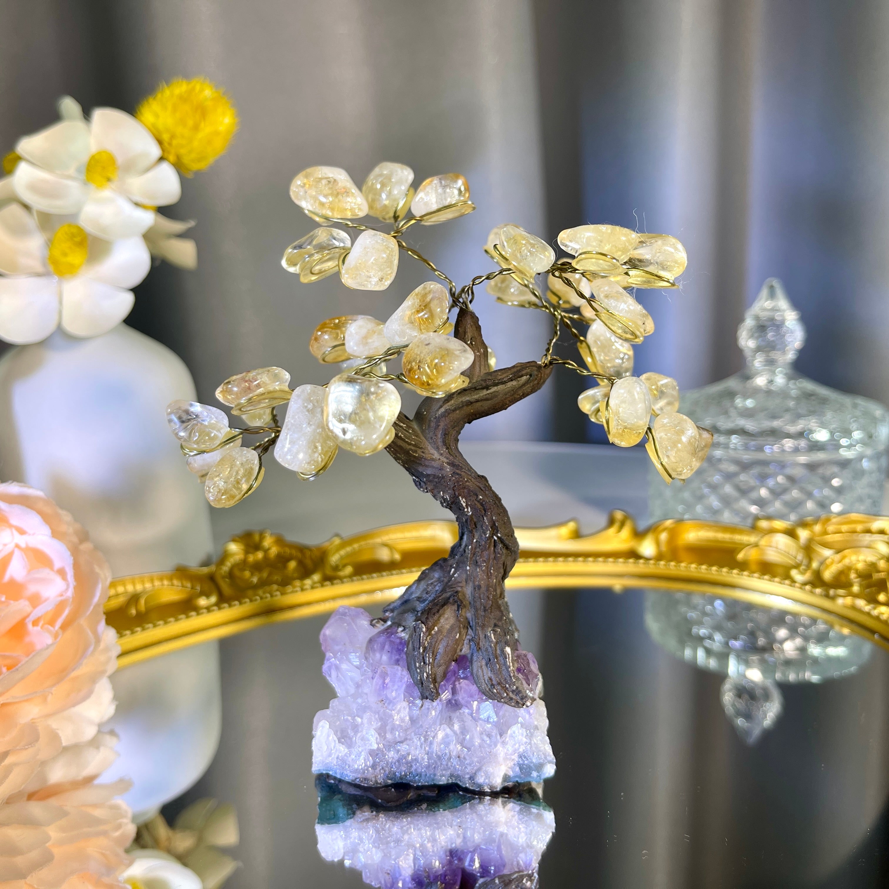 3.8"+ Citrine Tree 1PC