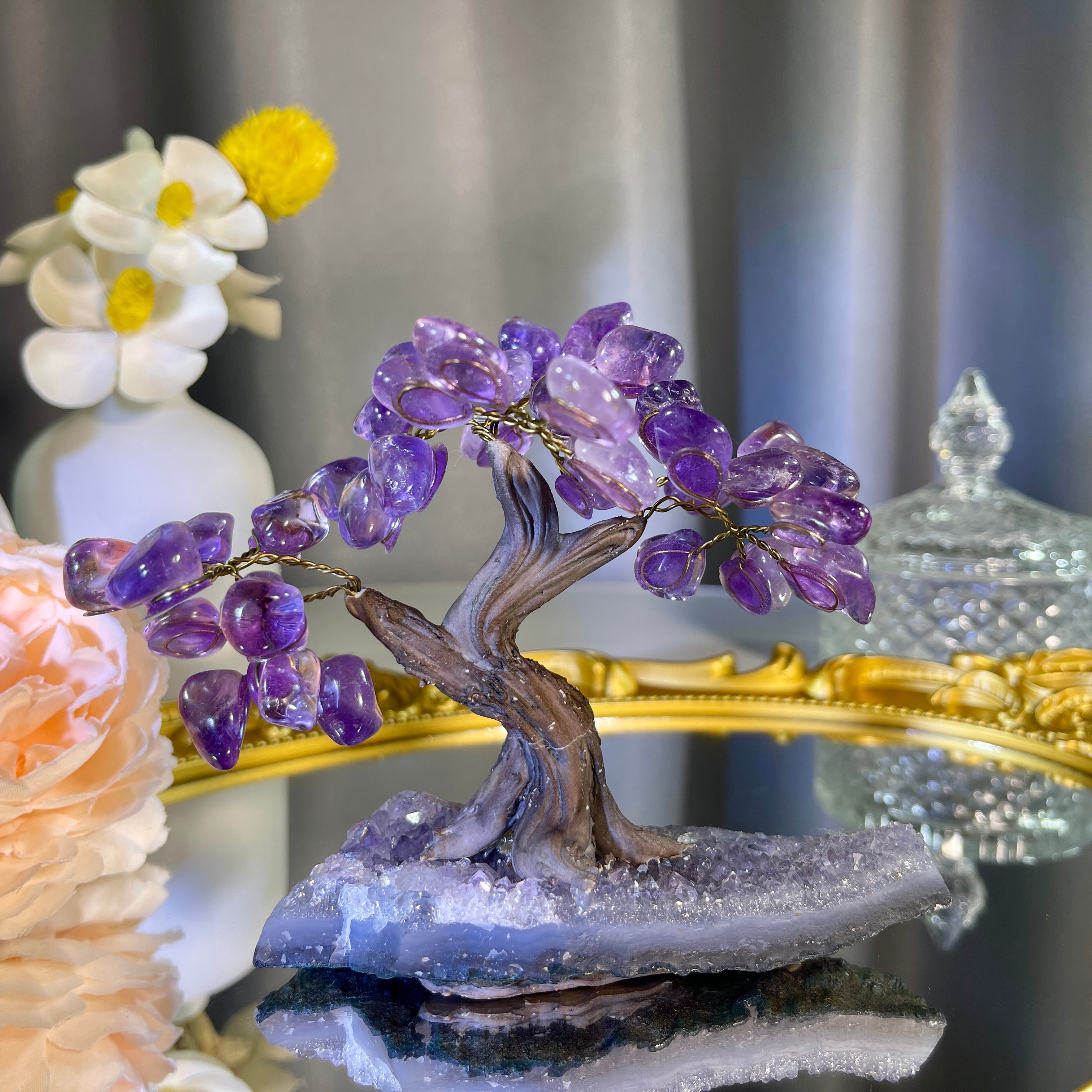 3.8"+ Amethyst Tree 1PC