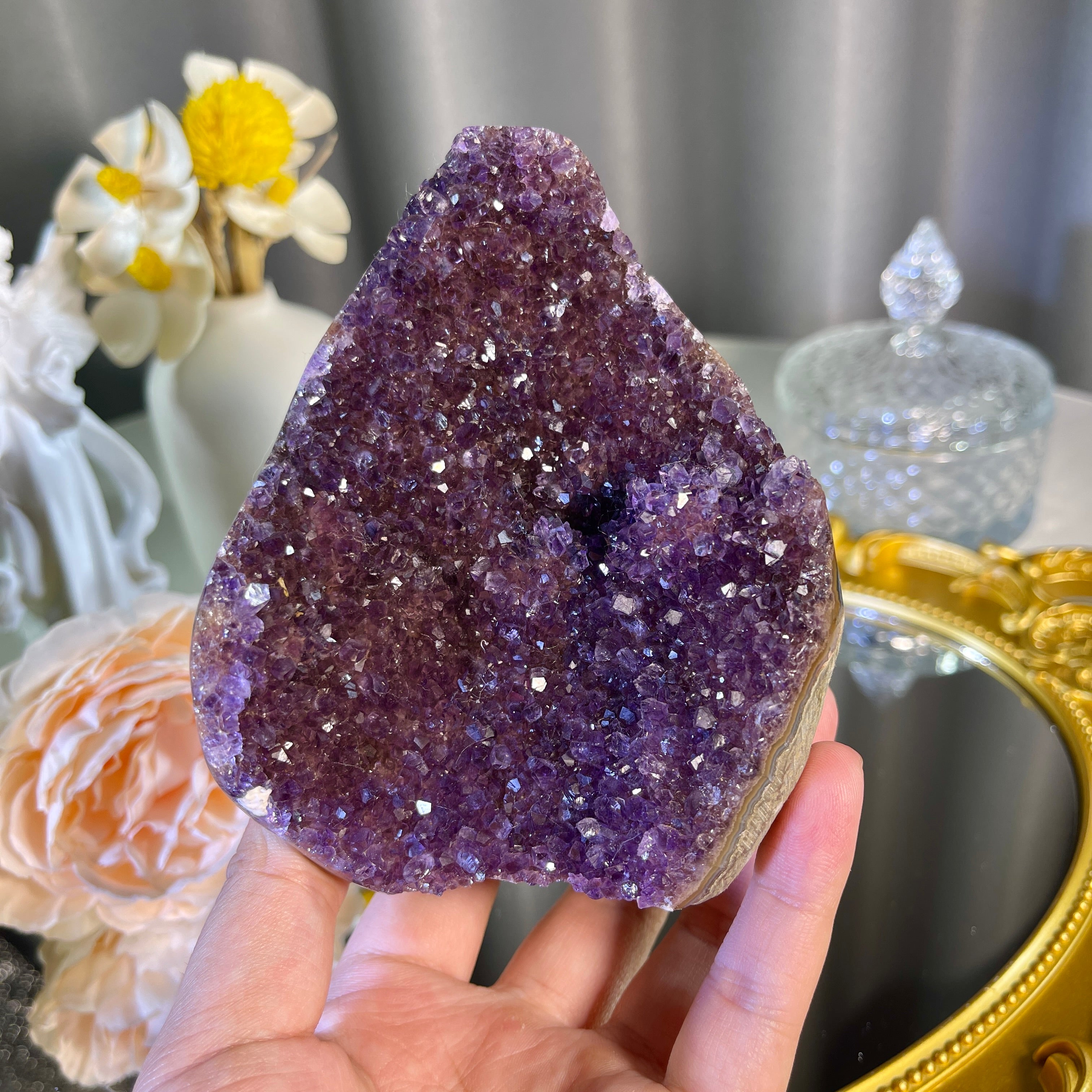 546g Amethyst Cluster 1PC