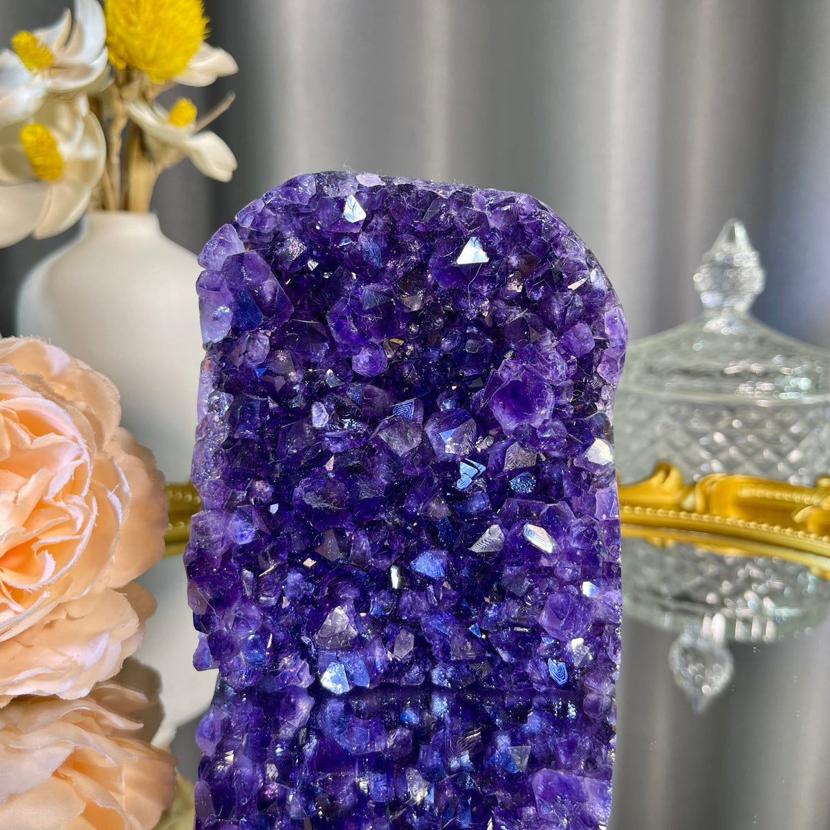 613g Amethyst Cluster 1PC