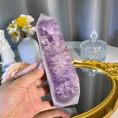 6.1"+ Amethyst Agate Tower 1PC