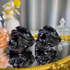 2.5"+ Obsidian Skull 1PC