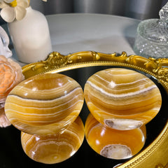 3.5"+ Yellow Calcite Bowl 1PC