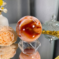 3.0"+ Carnelian Sphere 1PC