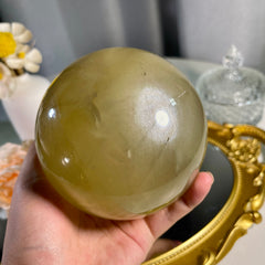 4.7"+ Smoky Citrine Sphere 1PC