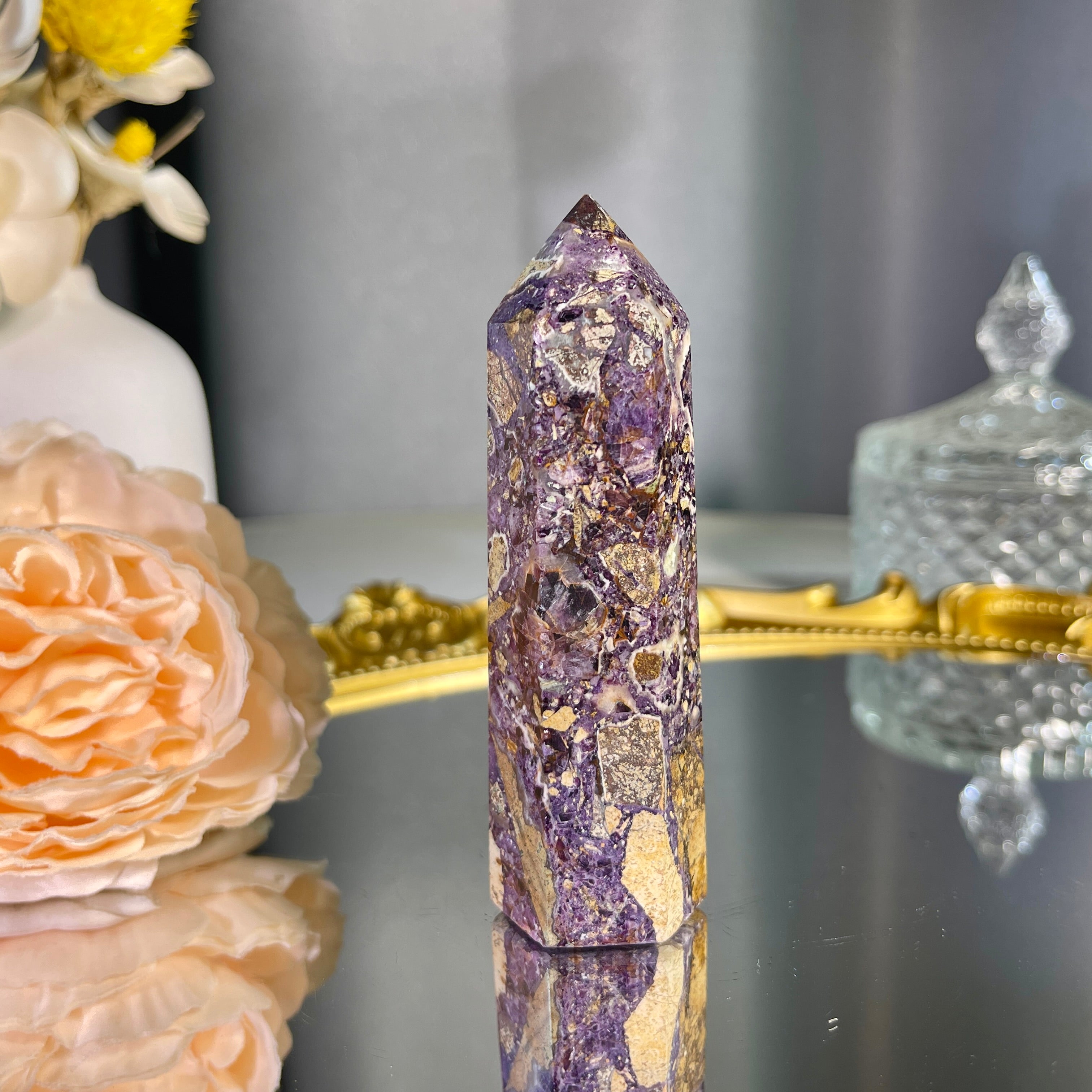 3.5"+ Fluorite Root Tower 1PC