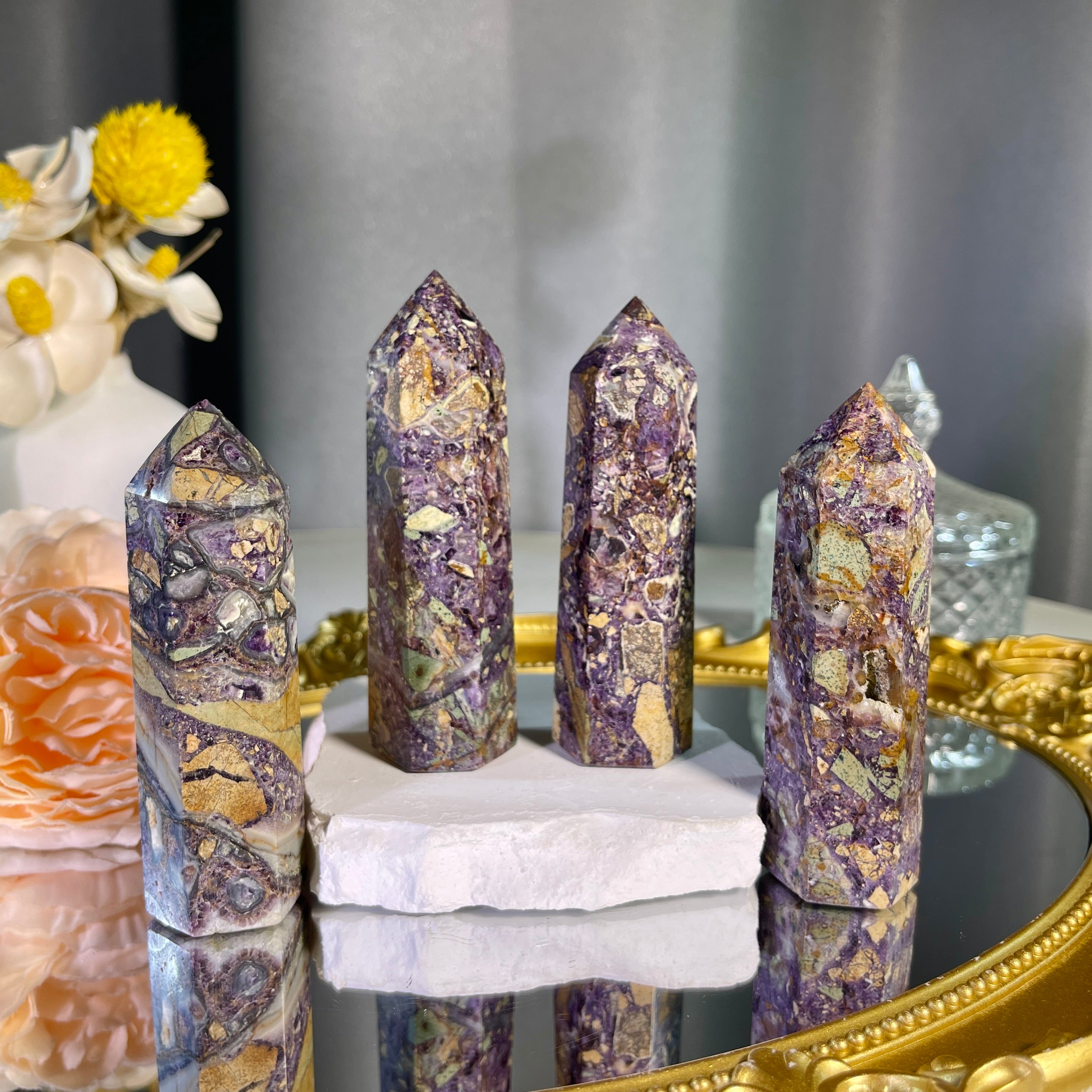 3.5"+ Fluorite Root Tower 1PC