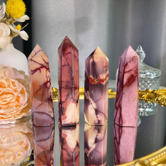 3.0"+ Purple Mookaite Tower 1PC