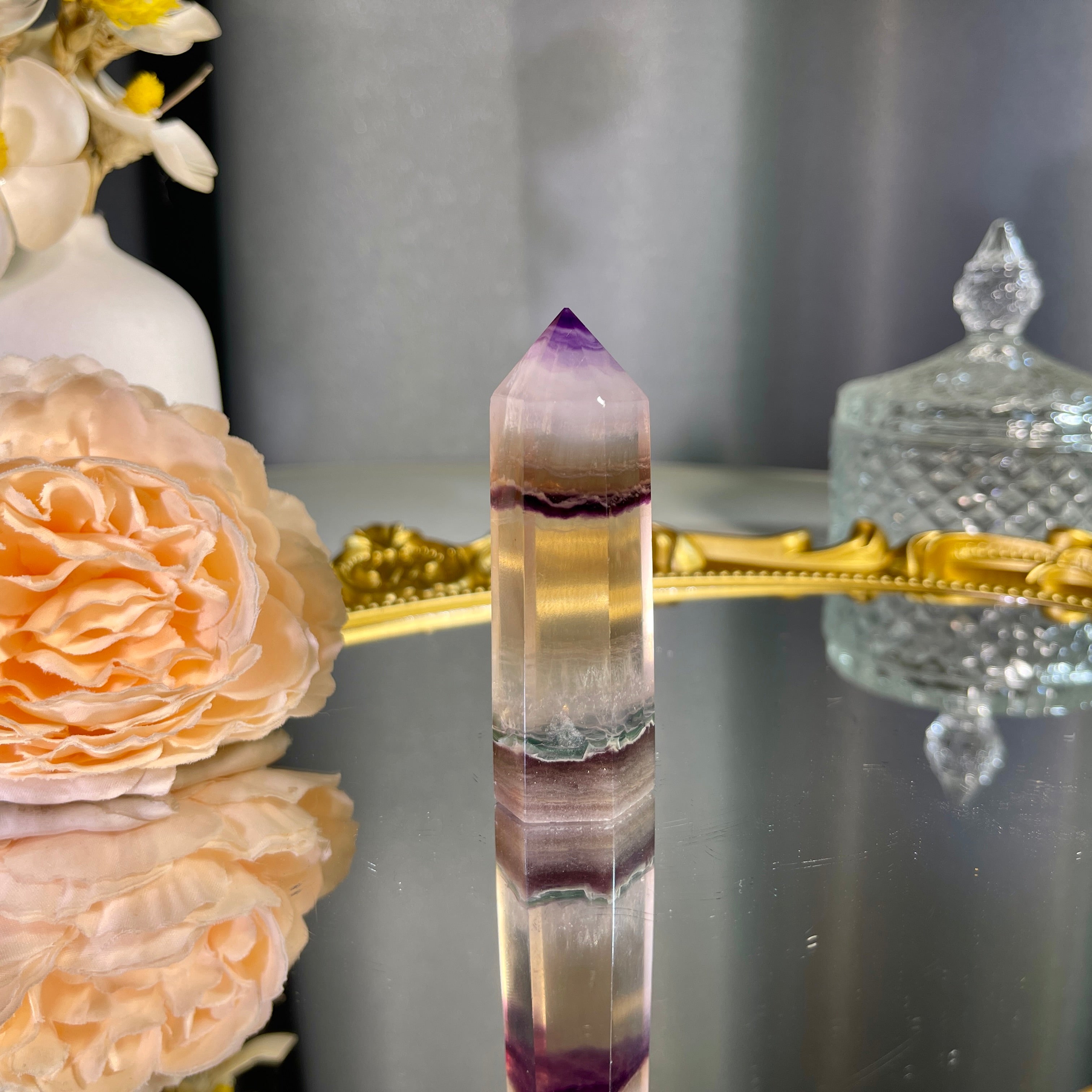 2.5"+ Fluorite Tower 1PC