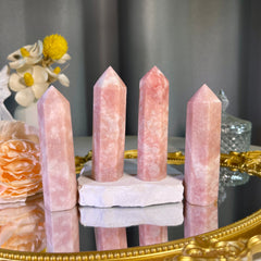 3.5"+ Pink Opal Tower 1PC