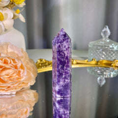 3.4"+ Lepidolite Tower 1PC