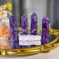 3.4"+ Lepidolite Tower 1PC