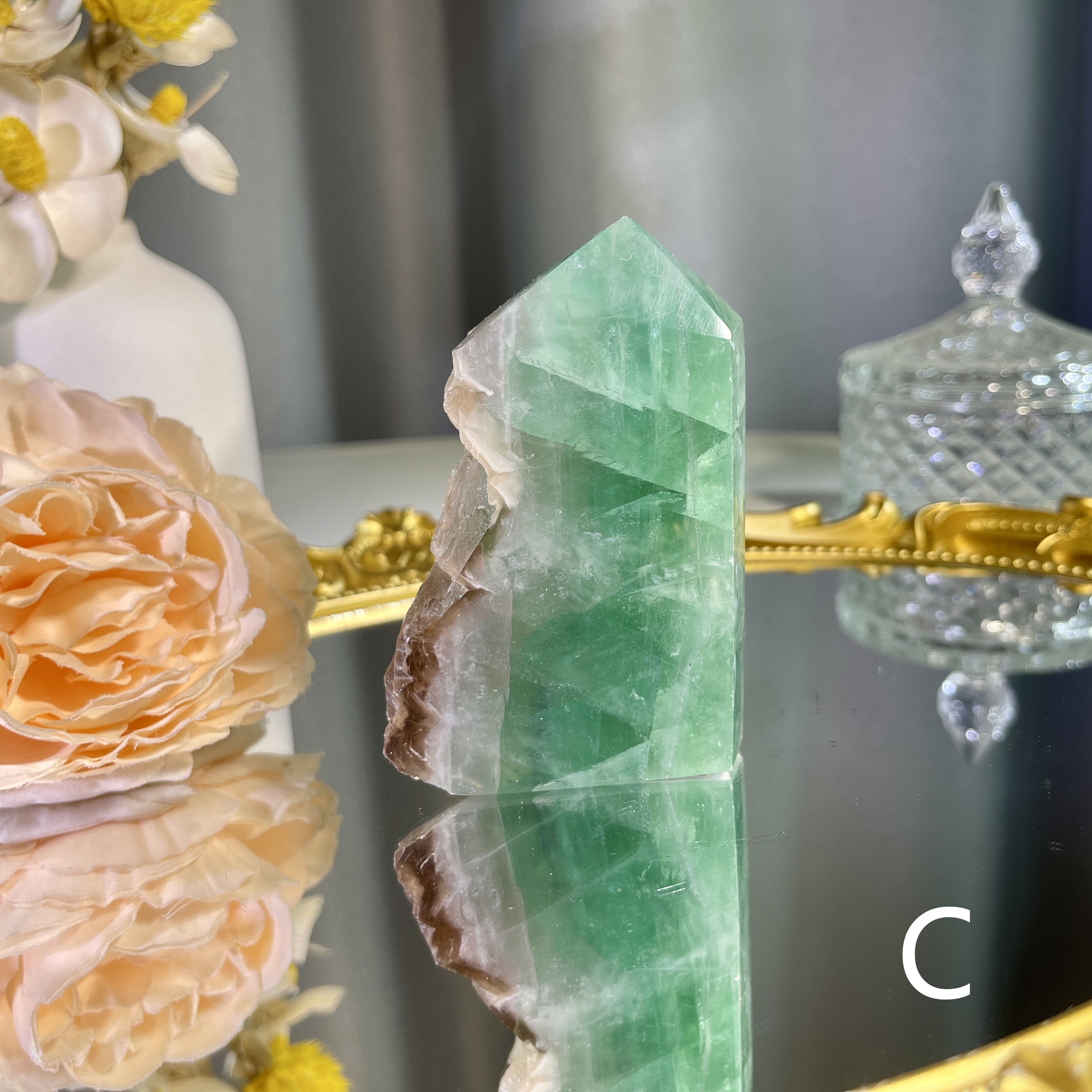 Fluorite Cluster Tower 1PC