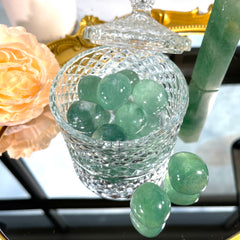 Green Fluorite Tumble 7PCS